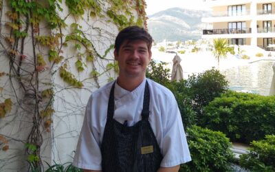 SBCC culinary student at the Regent Porto Montenegro!